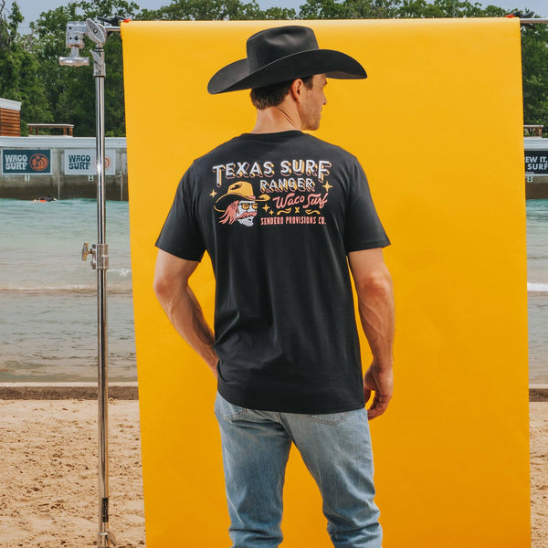Texas Surf Ranger T-Shirt: Black
