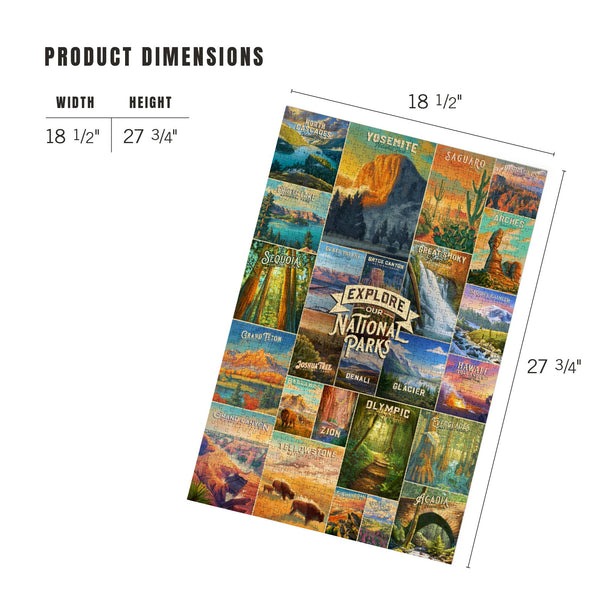 Oil Painting National Park Series Puzzle
