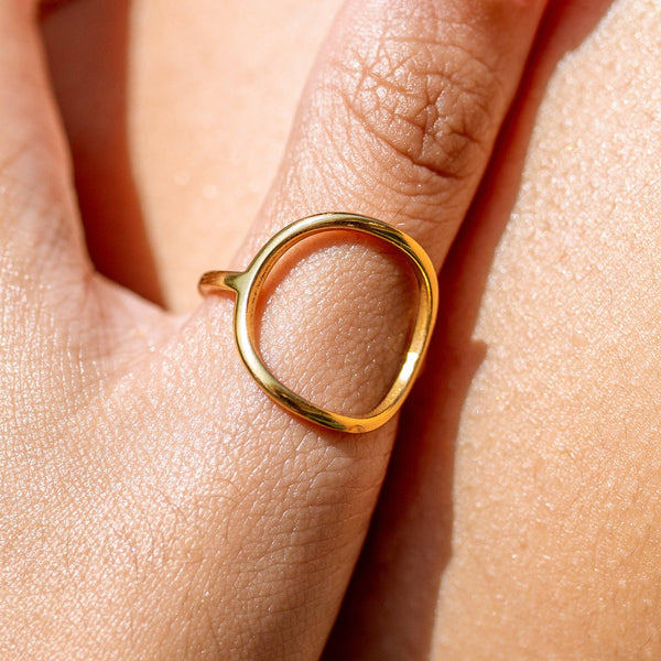 Ocean Ave Ring: Silver / 8