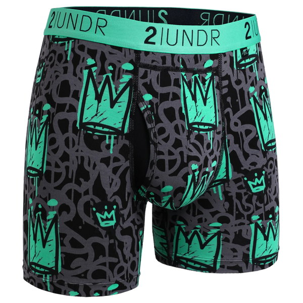 2UNDR - SWING SHIFT BOXER BRIEF - CROWNS