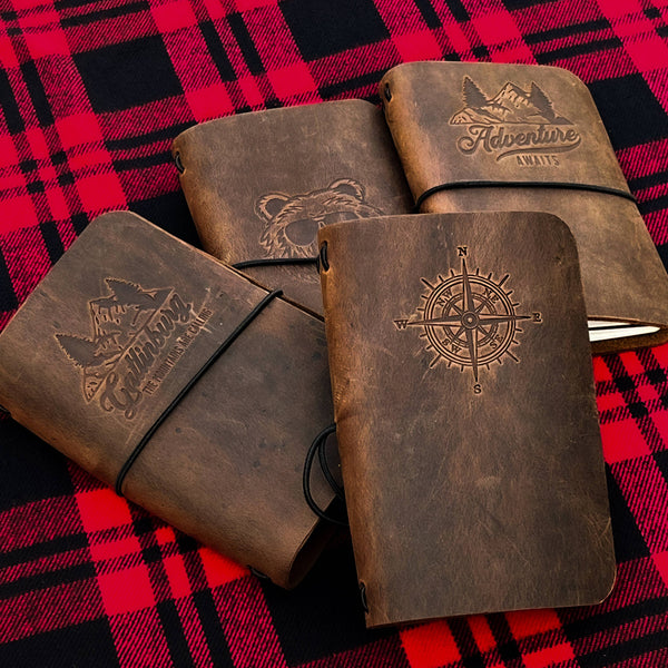 Leather Journal: Blank Front