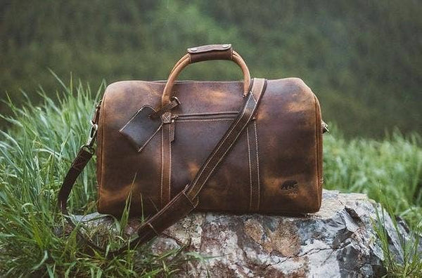 30L Weekender Duffel: Antique Brown