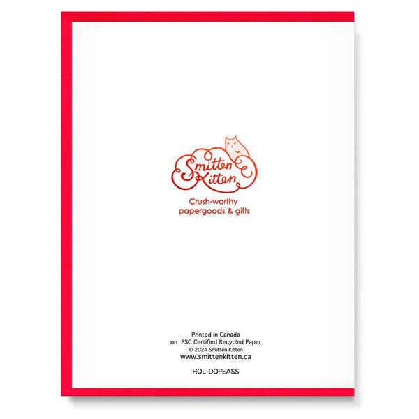 Wishing You A Dope Ass Christmas Card: Single Card