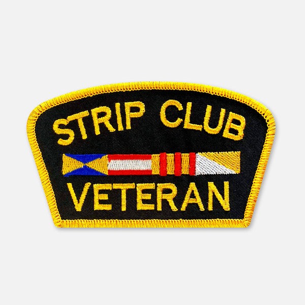 STRIP CLUB VETERAN PATCH: Strip Club Veteran Patch