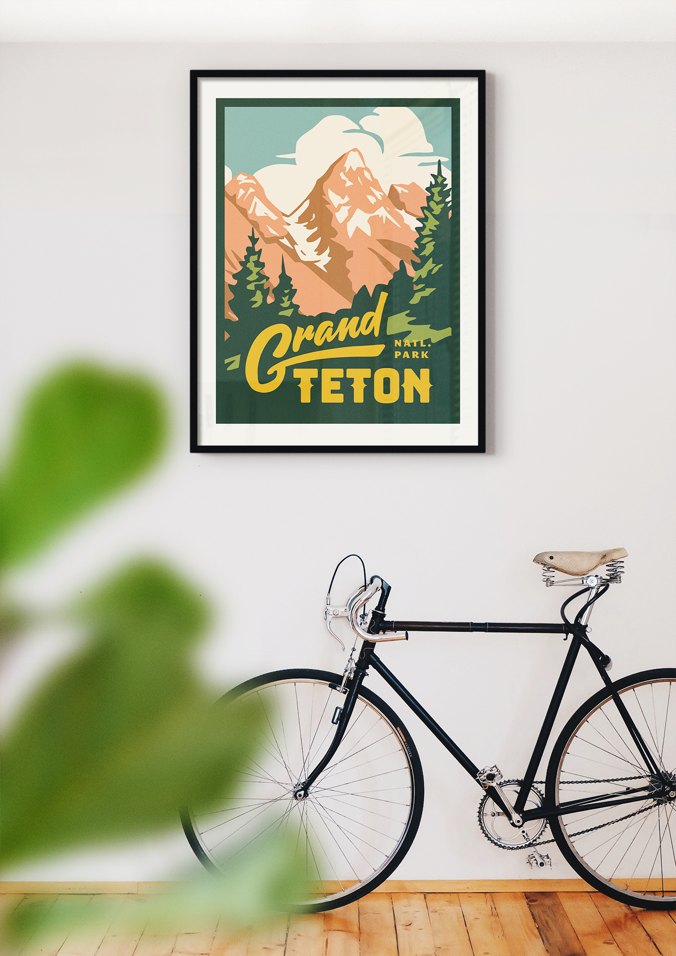Grand Teton Overlook - 12x16 Poster