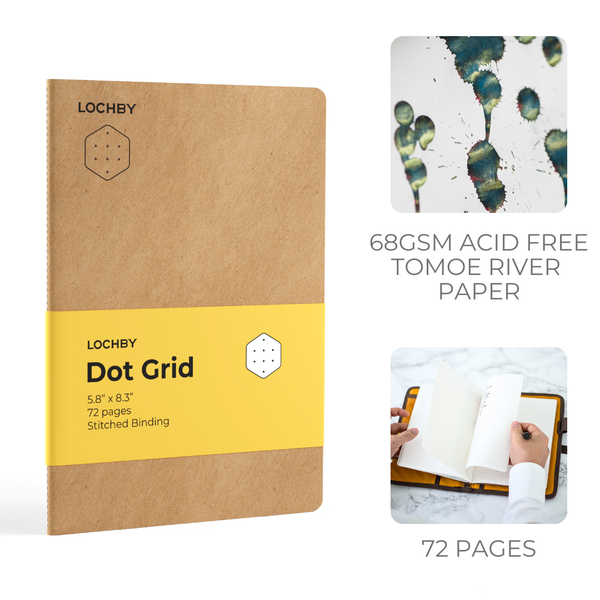 Tomoe River Notebooks A5: Dot Grid REFILL