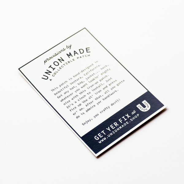 All Hat, No Cattle Embroidered Iron on Patch