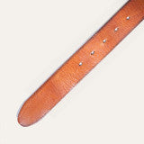 Leather Buckle Belt - Tan