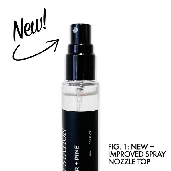 LEATHER + PINE QUICKDRAW PERFUME: 10ml