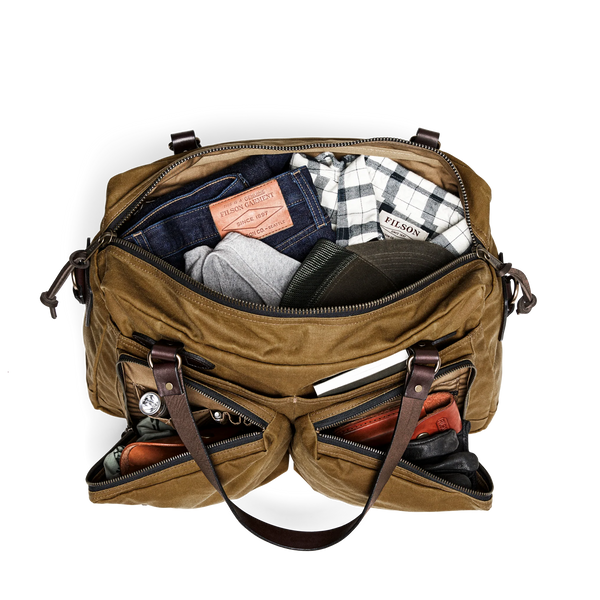 48 Hour Tin Cloth Duffle Bag - Dark Tan