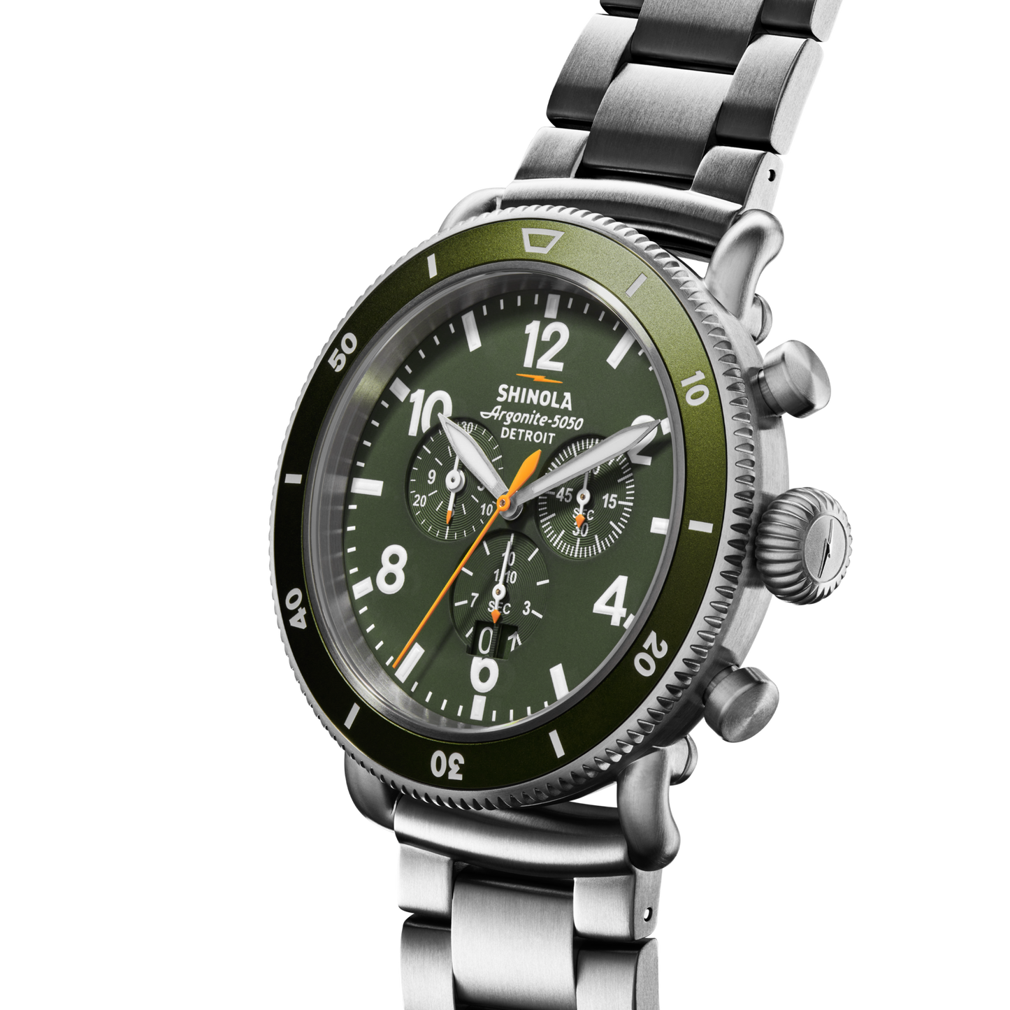 Runwell Sport Chronograph Watch -GIFT SET DARK OLIVE