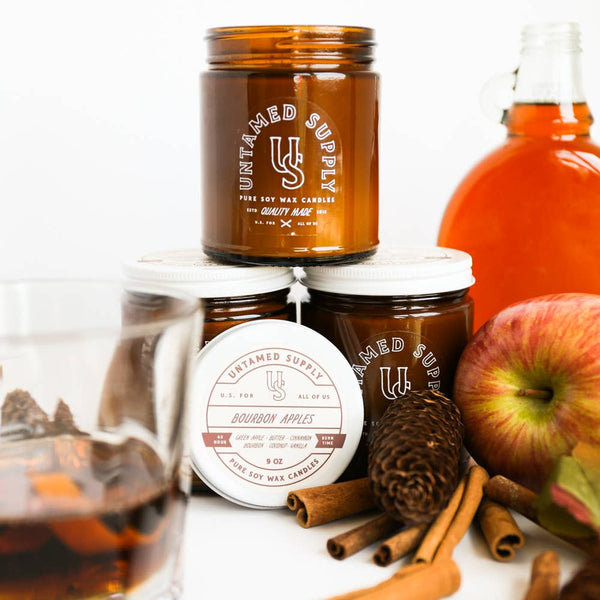 Bourbon Apples Candle
