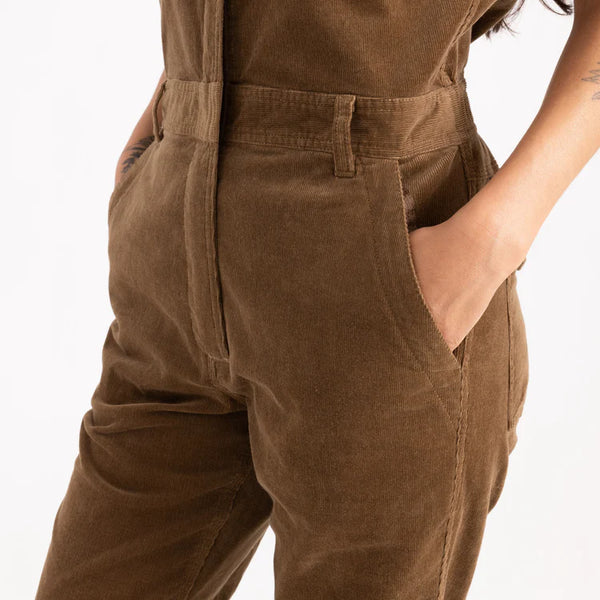 Layover Cord Jumpsuit : Otter