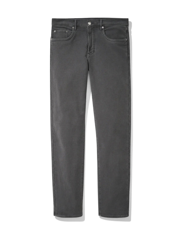 Stretch Terry 5-Pocket Pant- Slate