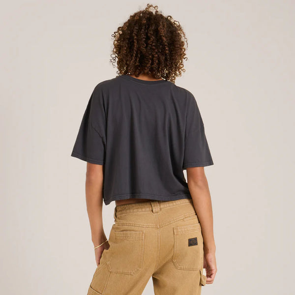 Moto Skeleton Boxy Crop Top