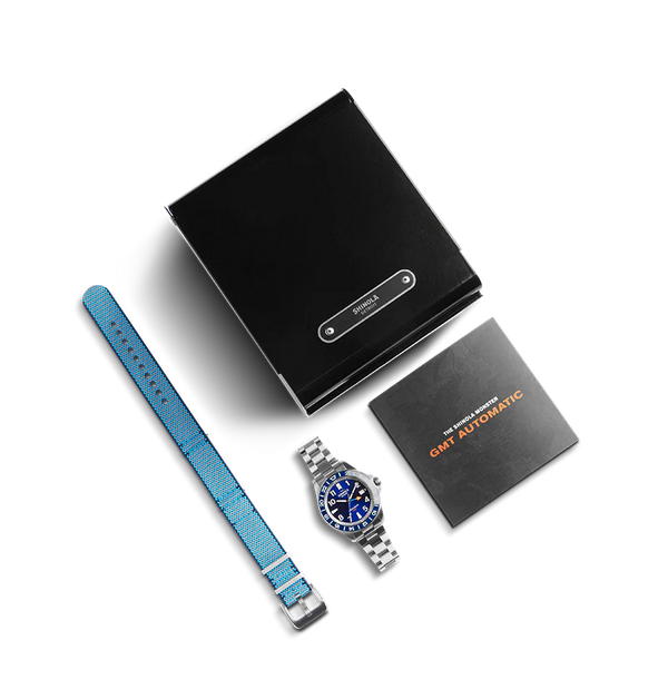 Monster GMT 40mm Automatic Watch : Navy