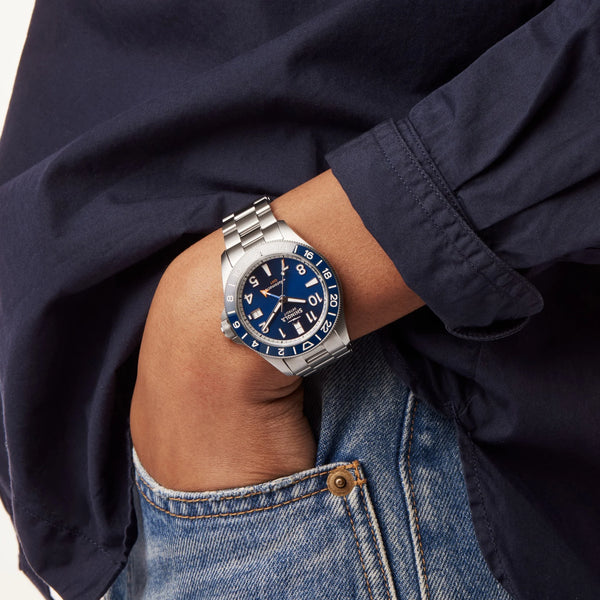 Monster GMT 40mm Automatic Watch : Navy