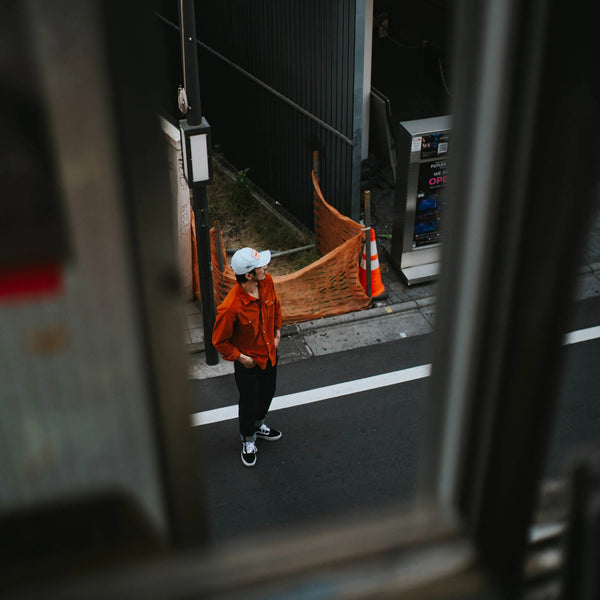 Wyatt Pearl Snap Corduroy Shirt - Burnt Orange