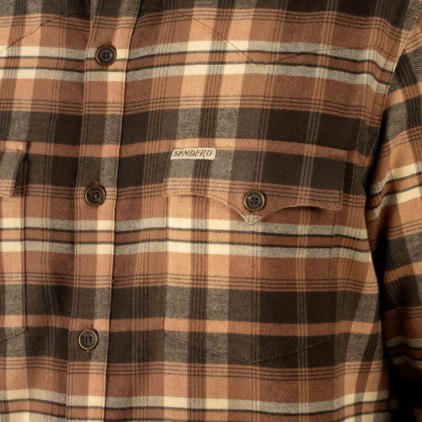 Moab Flannel Shirt - Brown/Black