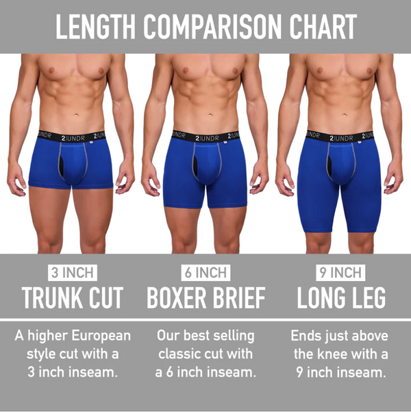 2UNDR Eco Shift Boxer Brief- Cocos (6" inseam)