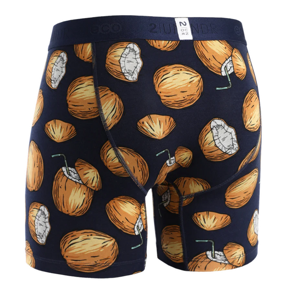 2UNDR Eco Shift Boxer Brief- Cocos (6" inseam)