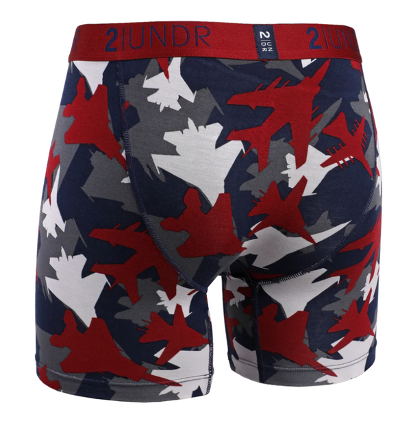2UNDR Swing Shift Boxer Brief - Top Gun (6" inseam)