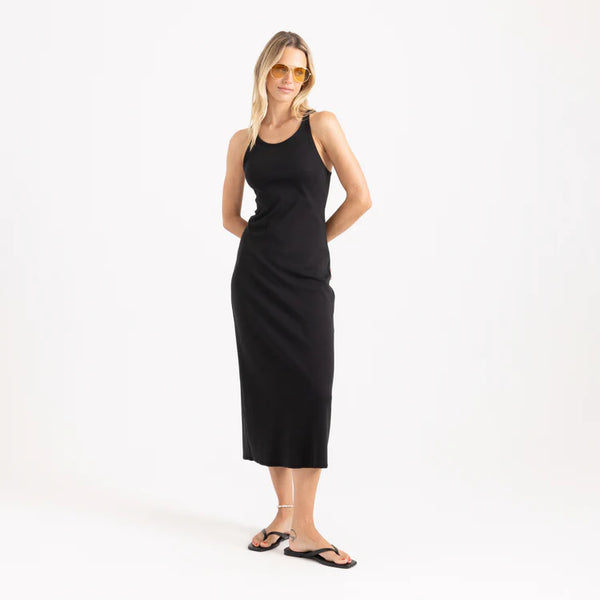 Wind Worn Dress : Black