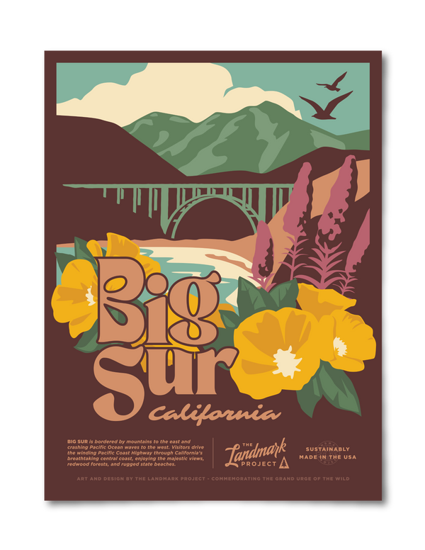 Big Sur - 12x16 Poster