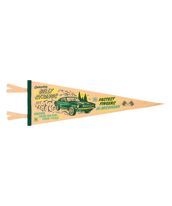 Genuine Billy Strings Pennant • Billy Strings x Oxford Pennant