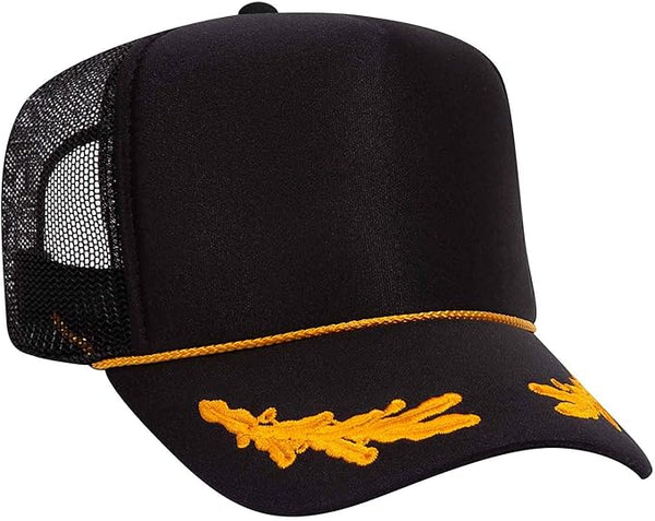Otto Trucker Hat / Black, Gold