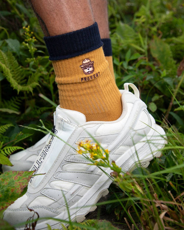 Smokey's Message Sock: Sandstone