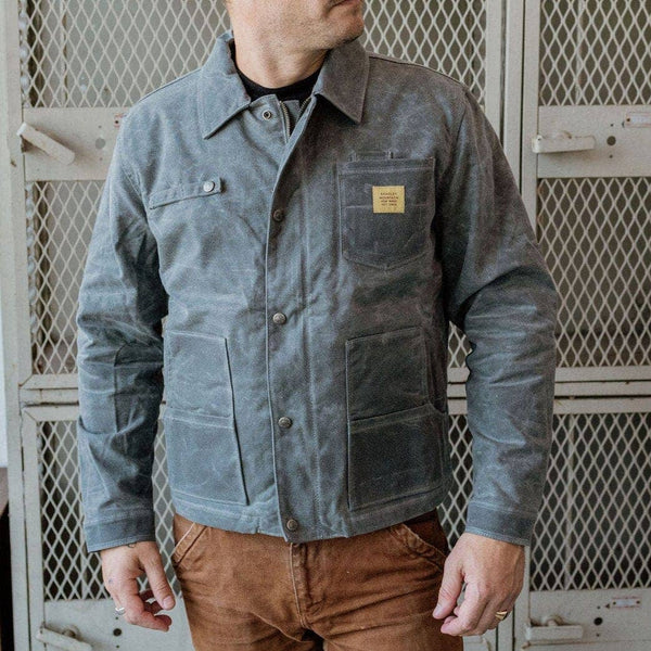Cabin Jacket with Zipper : Charcoal