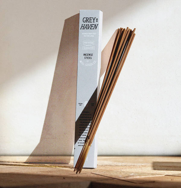 Greyhaven Incense Sticks – Sea Air, Pinewood & Moss (20-Pack)
