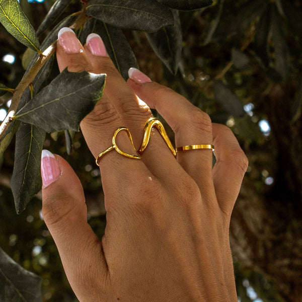 Ocean Ave Ring: Silver / 8