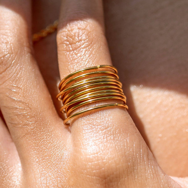 Electric Feels Ring: Silver / 7