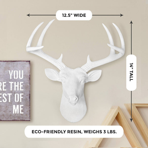 The Virginia Mini Deer Head Faux Taxidermy Single Color