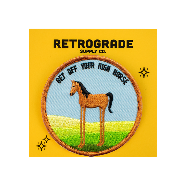 High Horse Iron-On Patch