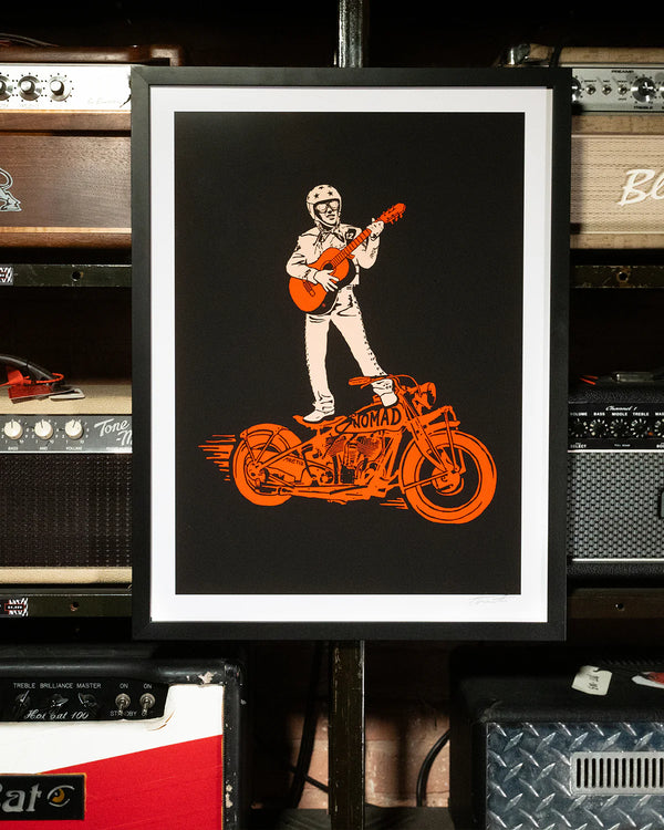 Mariachi Rider Framed Print