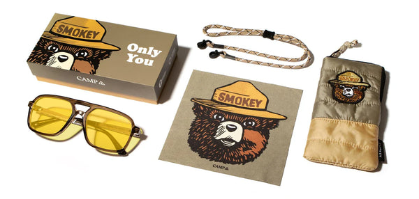 Camp Glacier Sunglasses : Smokey Bear Edition
