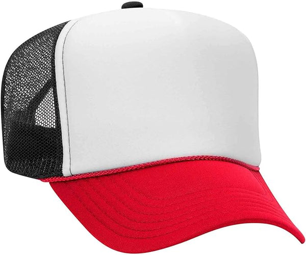 Otto Trucker Hat / Red, White Black
