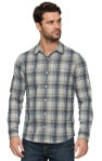 Elton LS Hero Knit Flannel -- Cream/Navy/Khaki