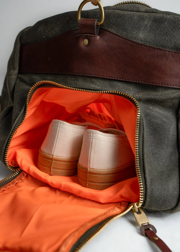 Waxed Canvas Nomad Bag