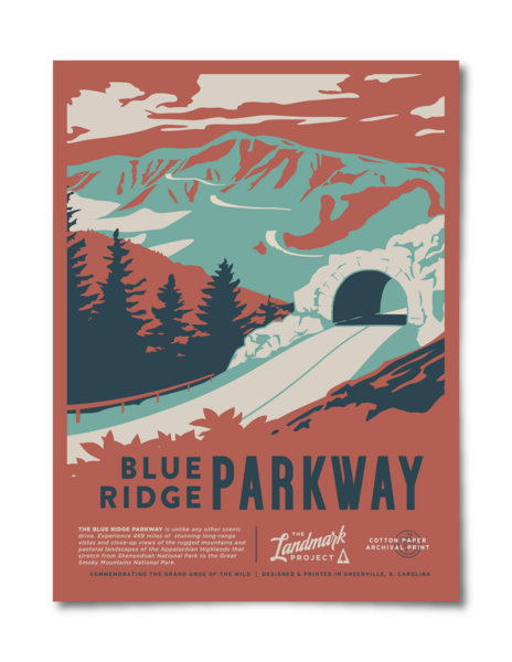 Blue Ridge National Park 12x16 Poster