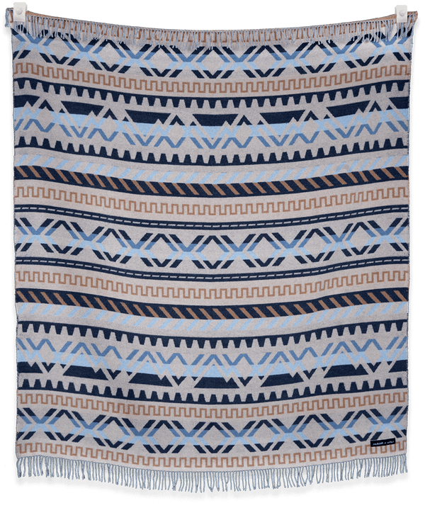 Ridgeline Alps Recycled Wool Throw Blanket