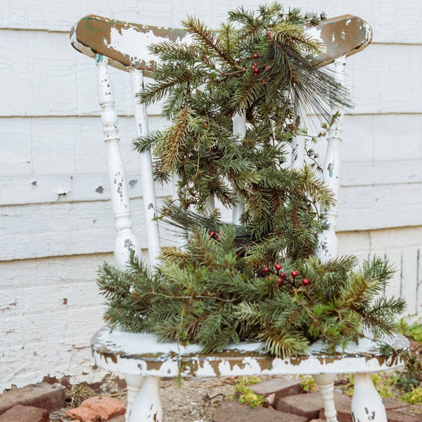 6' MIXED PINE GARLAND