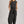 Drawstring Waist Knit Activewear Jumpsuit - Ash