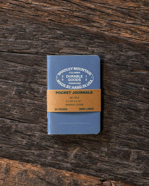 Pocket Journals - Blue - 2-Pack