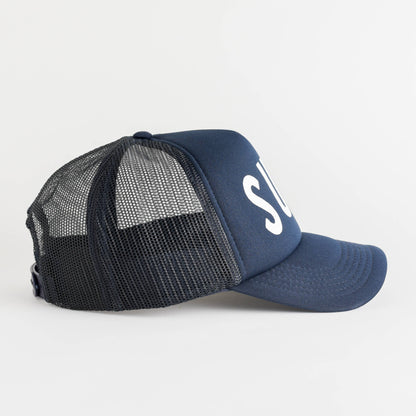 Surf Recycled Trucker Hat - Navy