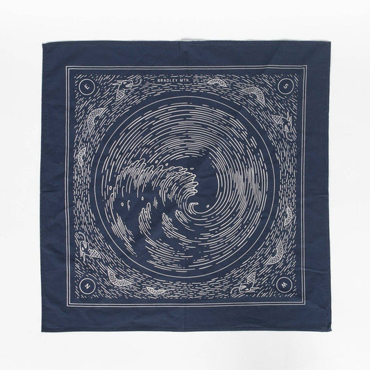 Sea Bandana - Navy and White