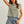 Round Neck Slub Top - Sage